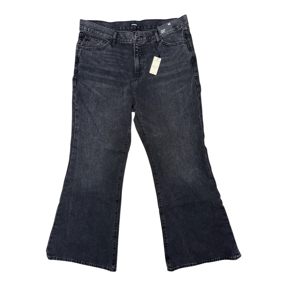 Express Black Flare Wide Leg Jeans for Effortless Style